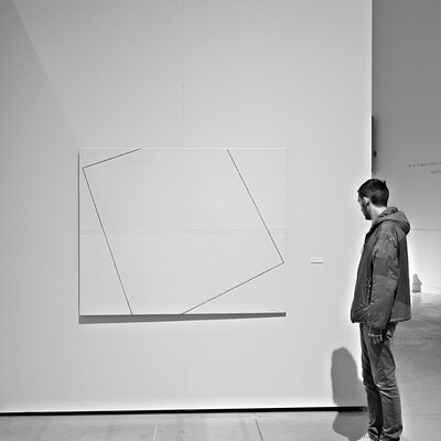 Jo Delahaut | Espace blanc | 1983 - Huile sur toile, 130 x 162 cm